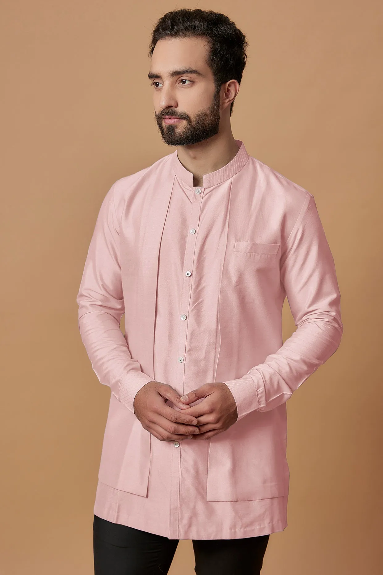 Layered Shirt Kurta - Ranbir