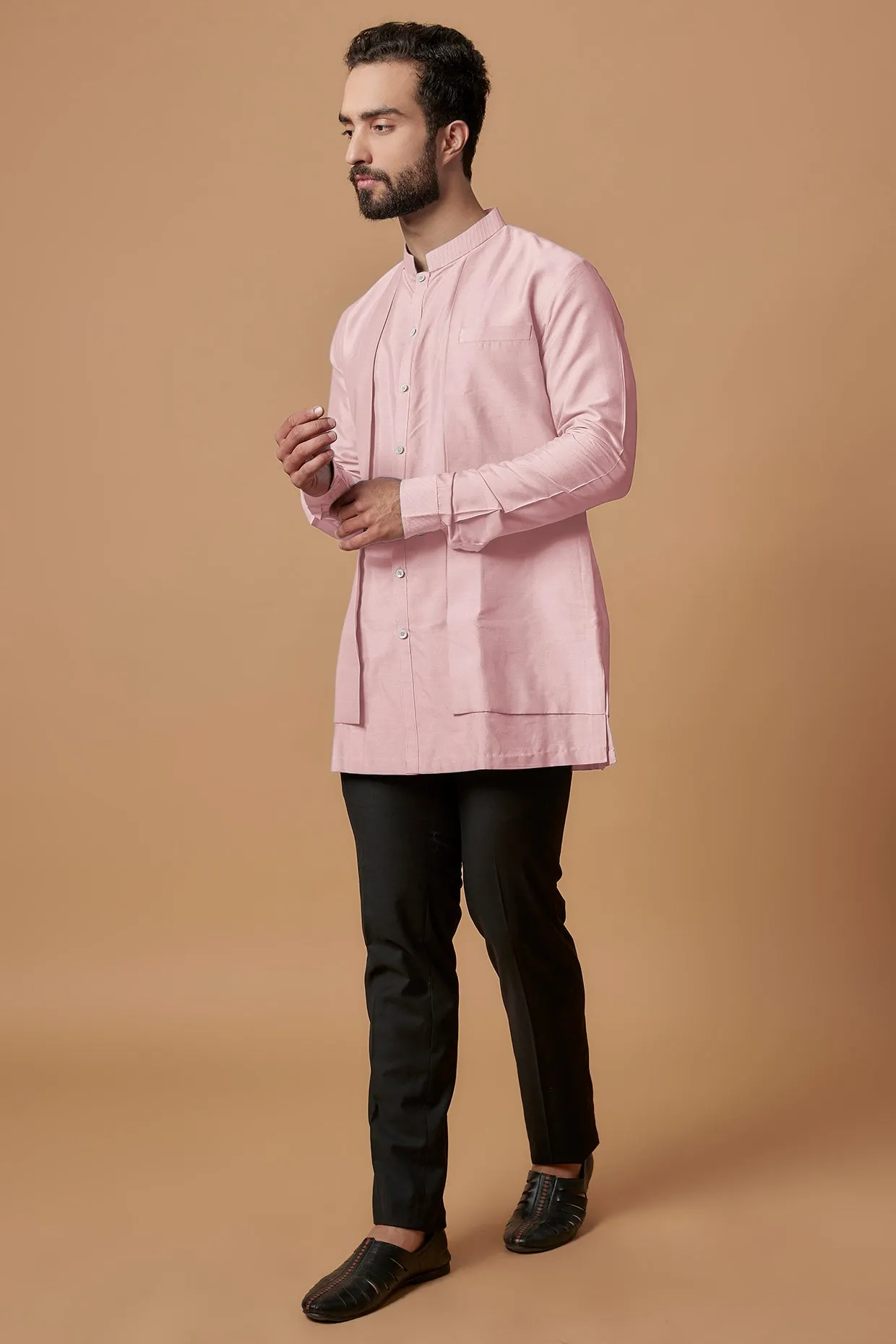 Layered Shirt Kurta - Ranbir