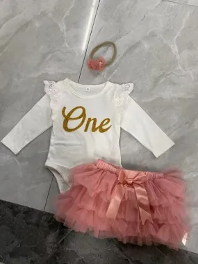 Medium And Large Children's Long Sleeve Skirt Outfit - SEE SIZE CHART