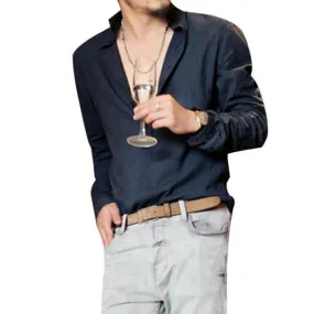 Men's Solid Color Shirt