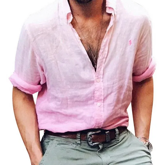 Men's Solid Color Shirt