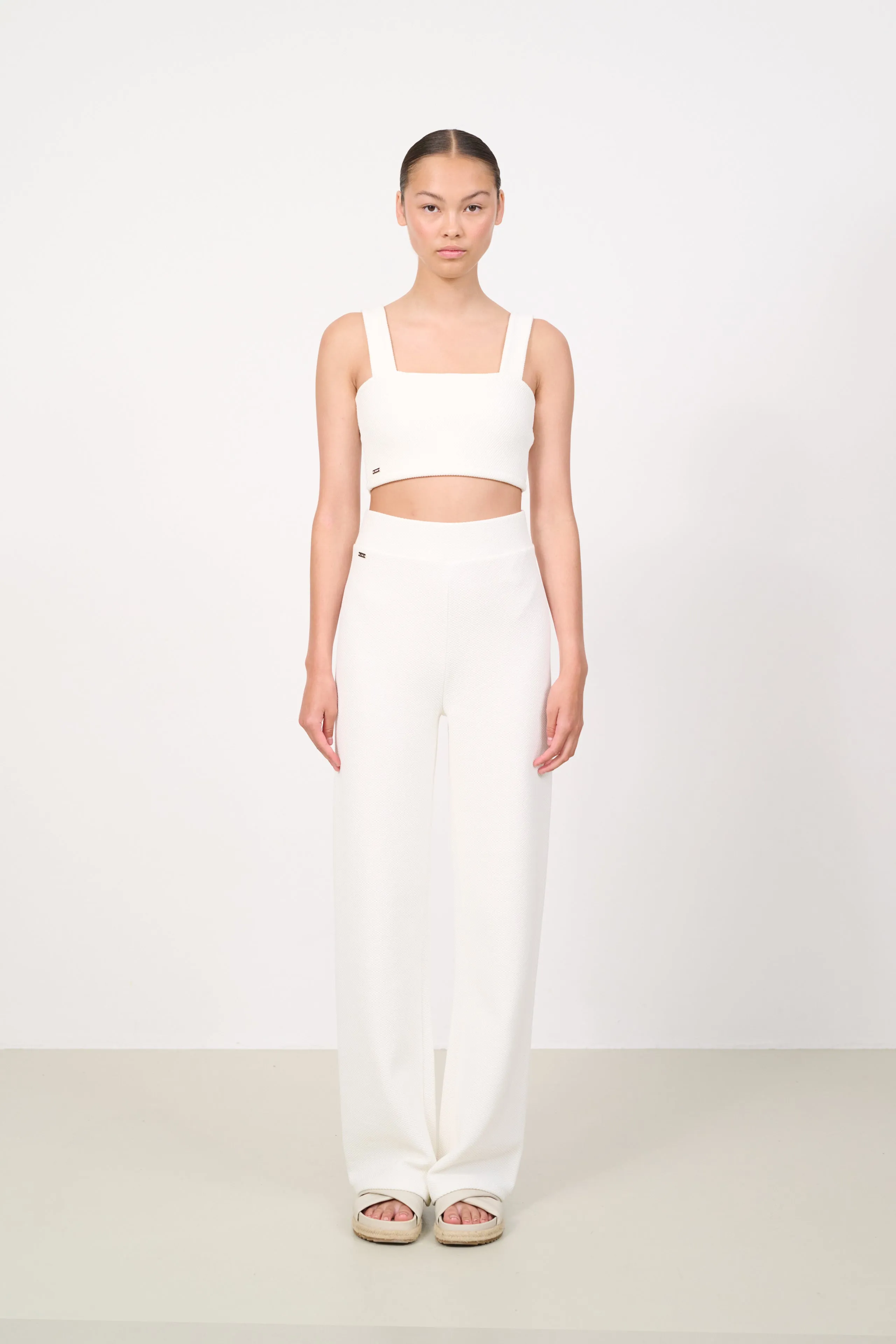 MOON CLASSIC flared pants - Marshmellow