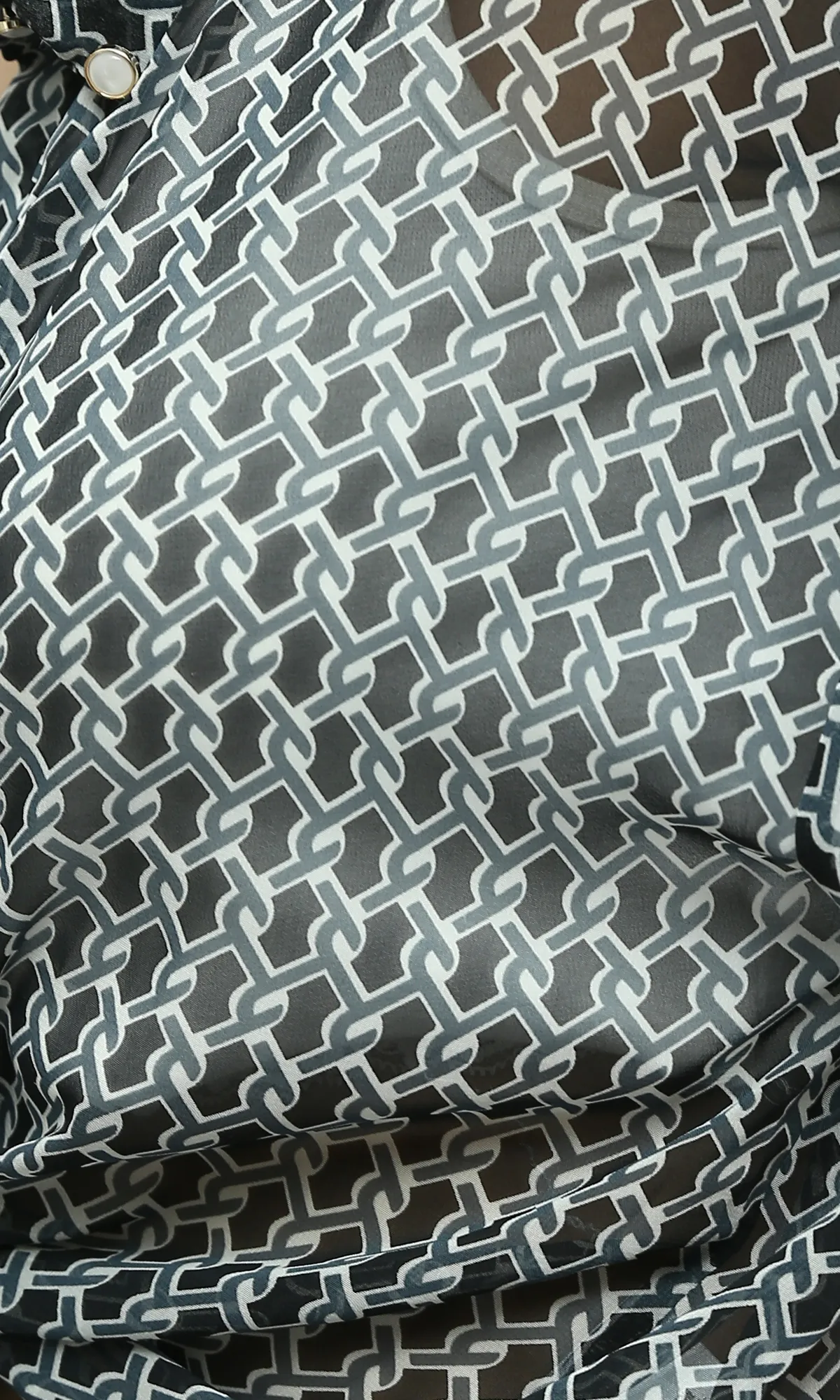 O197604 Chiffon Shirt Casual Feminie Long Sleeves