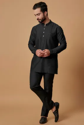 Pintucked Shirt Kurta - Zaid