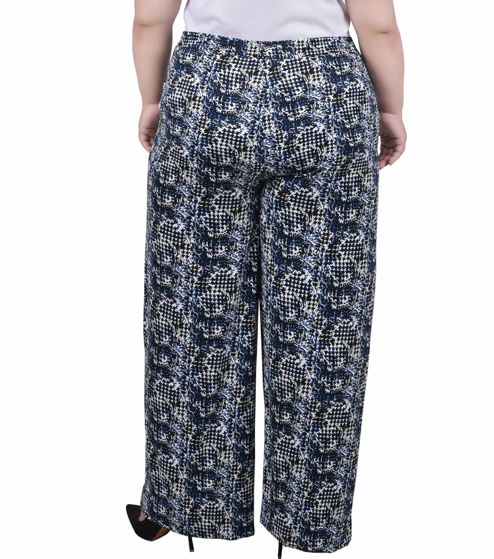 Plus Size Wide Leg Pull On Pant