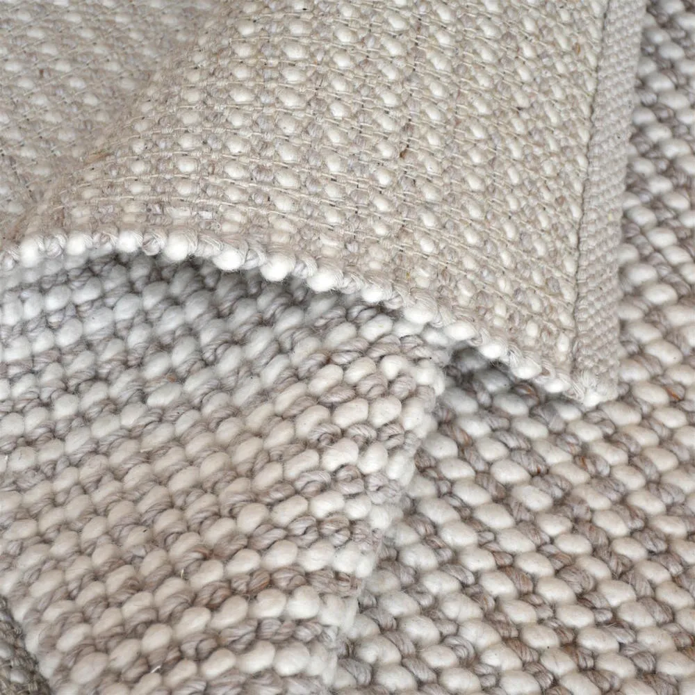 Polska Chunky Weave Off White Rug