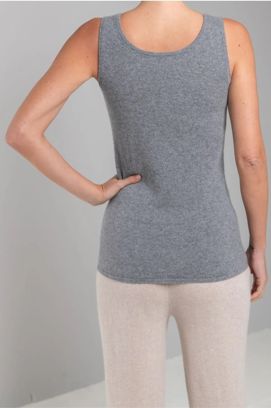 RECYCLED CASHMERE TANK