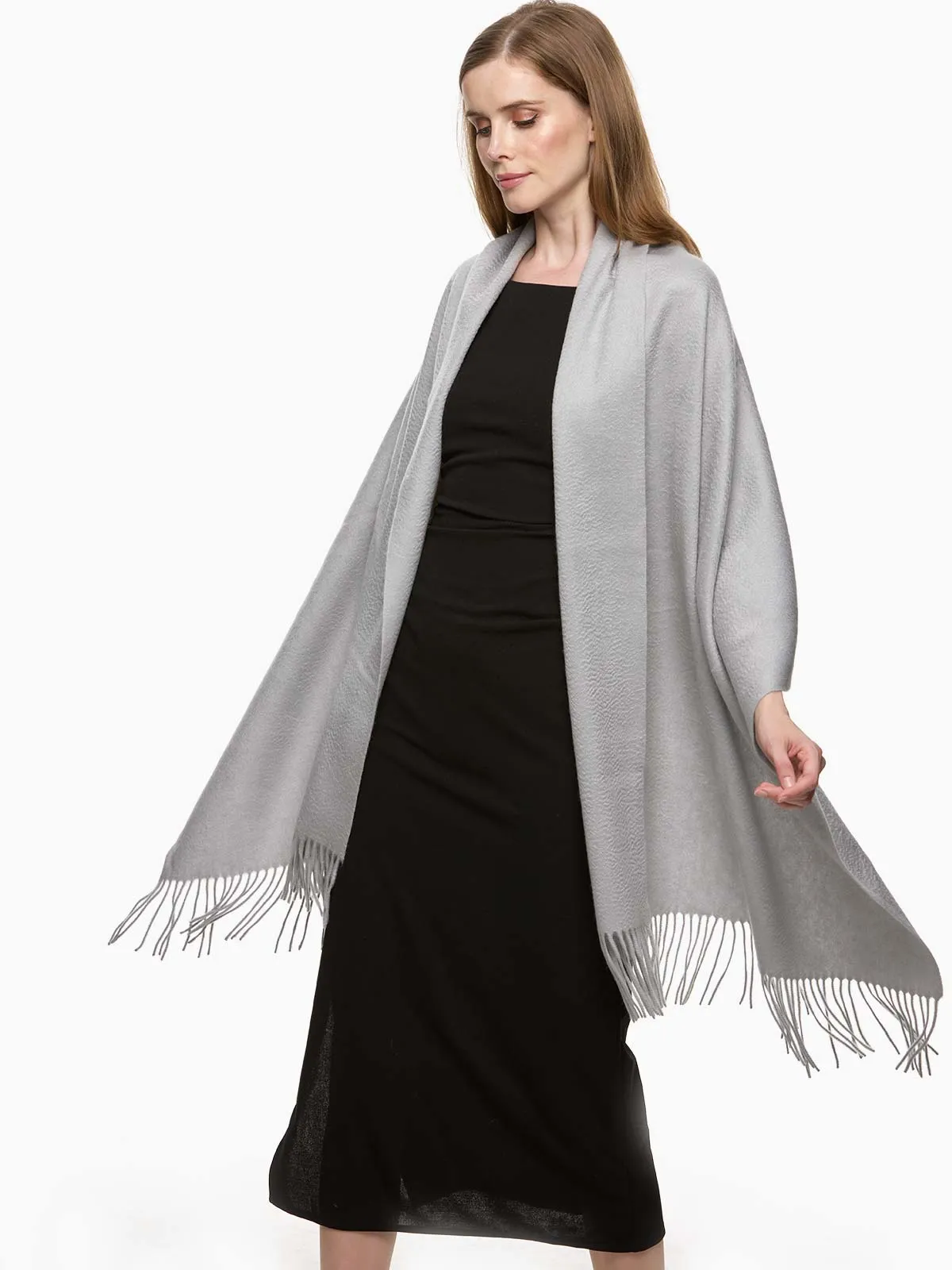 Silver Cashmere Wrap