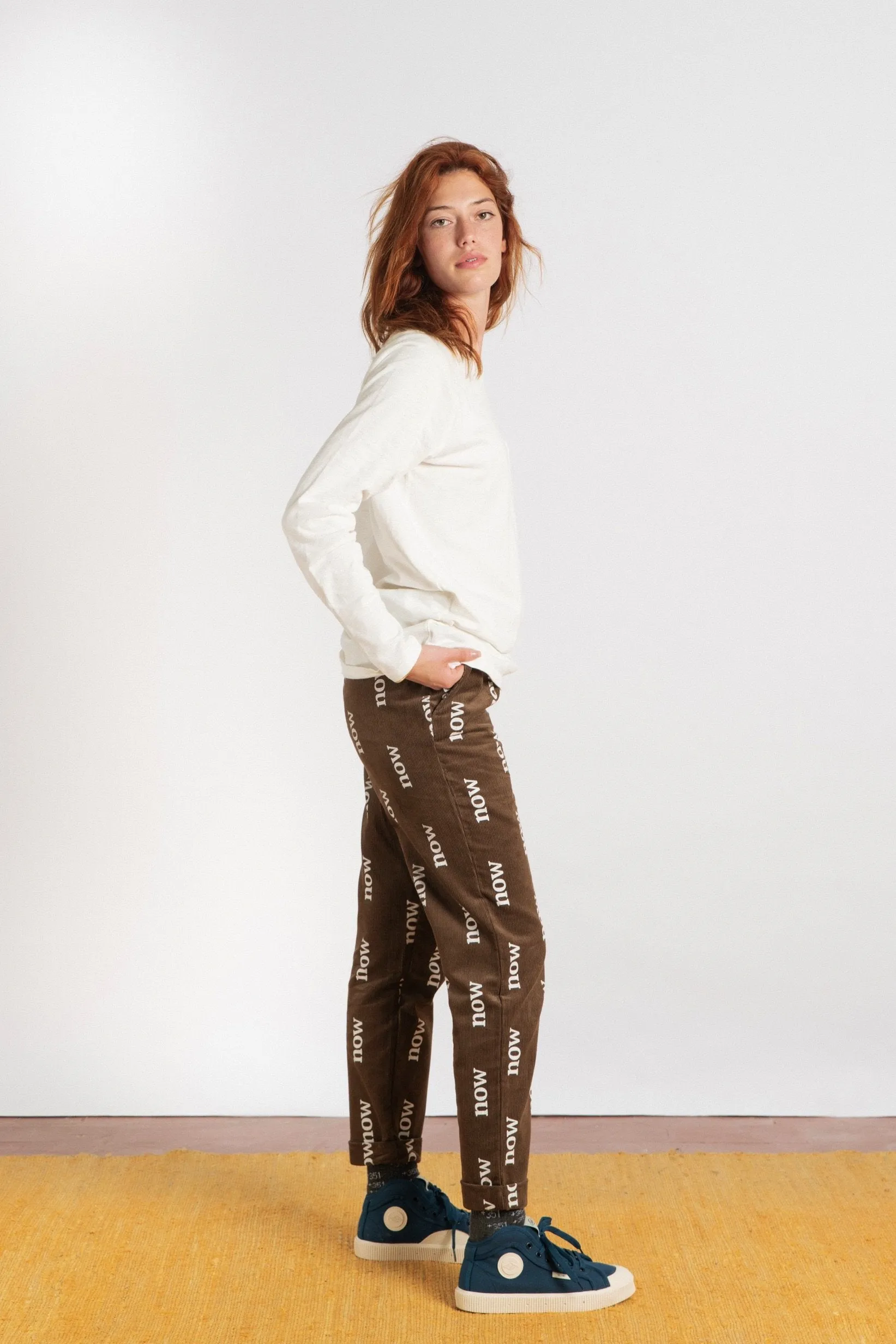 SPECIAL EDITION CORDUROY PANTS BROWN TABACCO