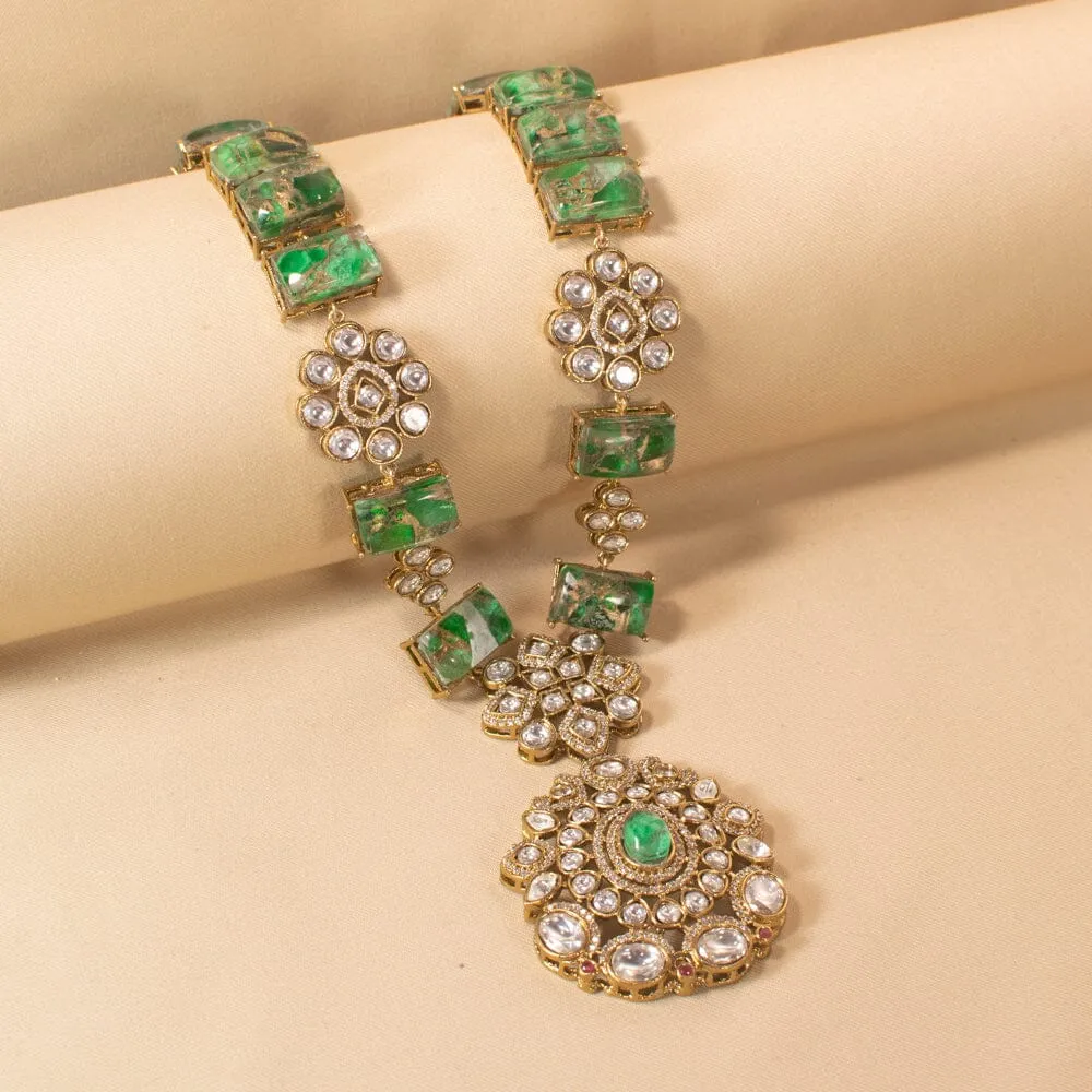 Taahira Statement Medium Long Necklace Set