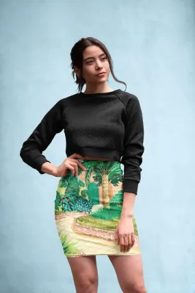 THE HOUSE WITH THE GREEN DOOR Pencil Skirt
