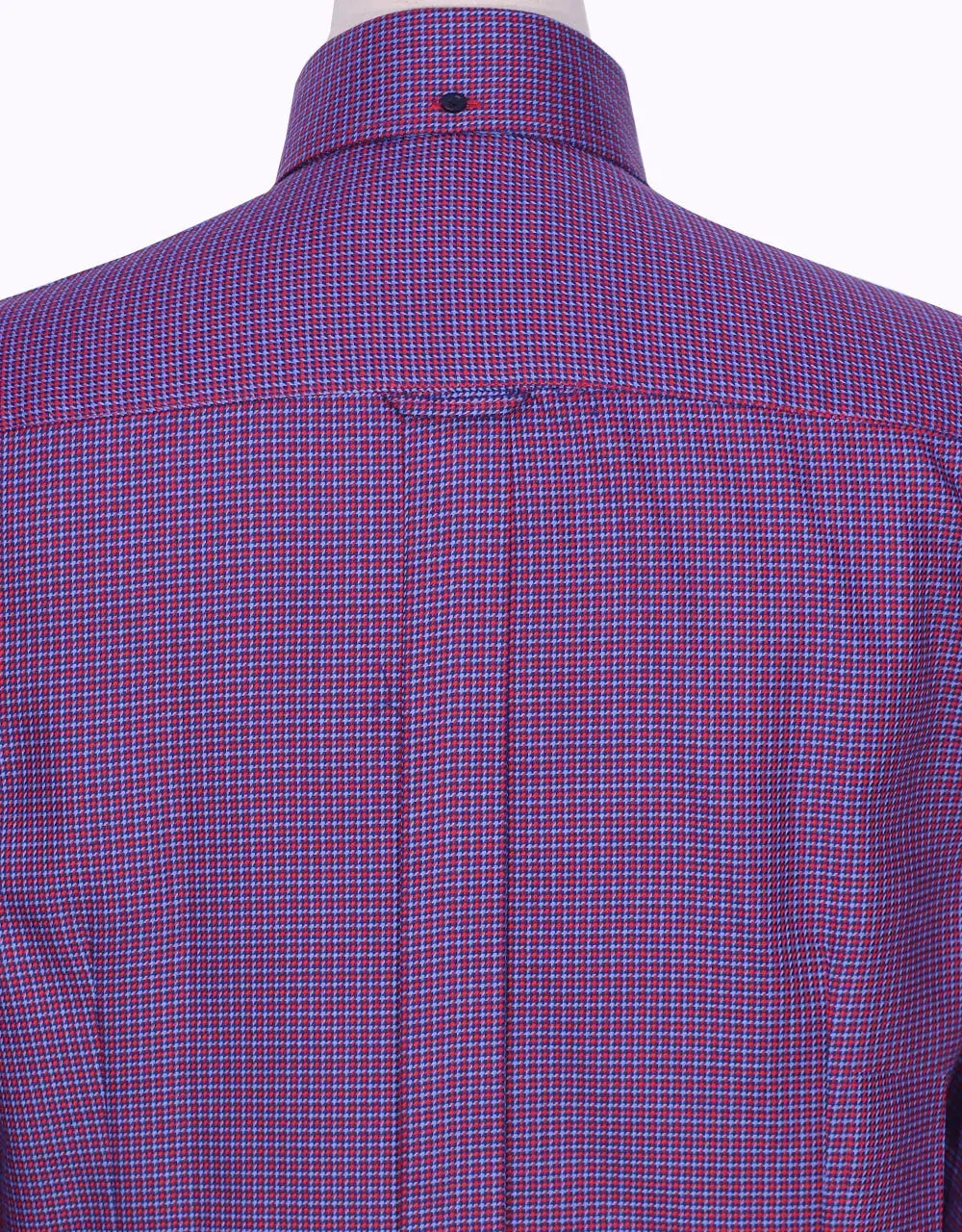 This Shirt Only -  Red Houndstooth Shirt Size M for Men