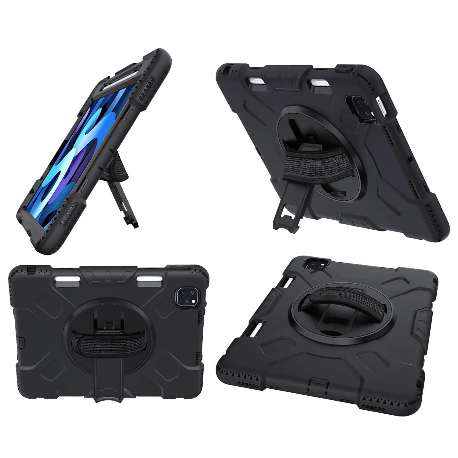 Tough On iPad Air 5 / Air 4 10.9" Case Rugged Protection Black
