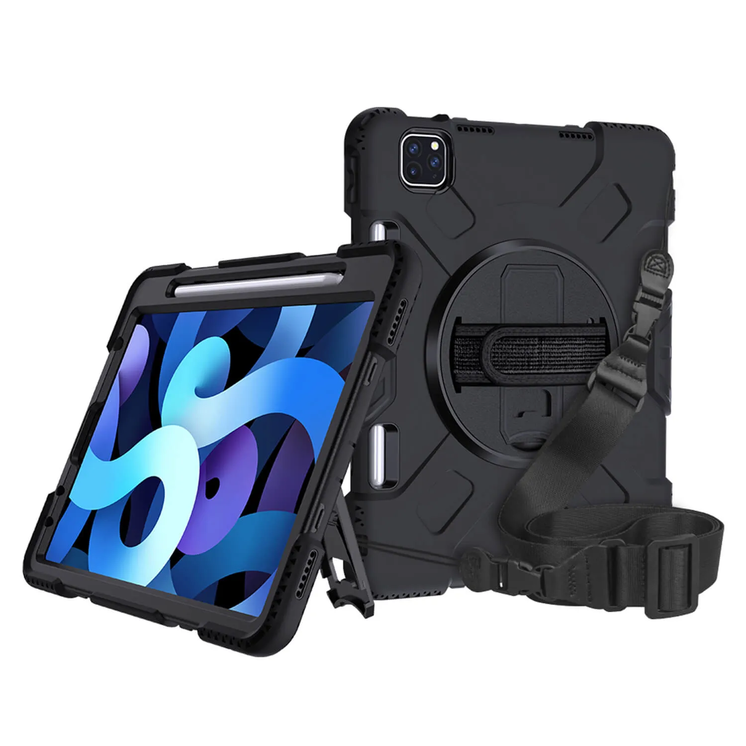 Tough On iPad Air 5 / Air 4 10.9" Case Rugged Protection Black