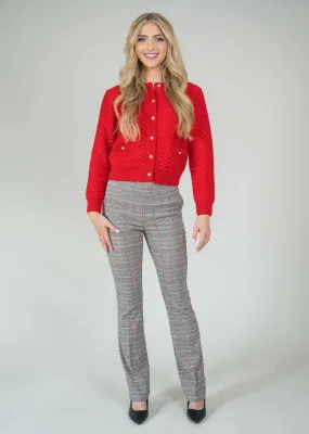 Willa Plaid Fabric 31" Mini-Flare W/Pockets