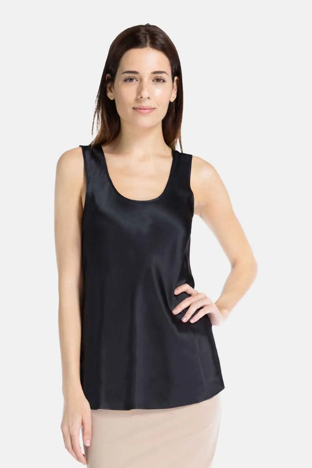Women's 100% Pure Mulberry Silk Camisole - OUTLET - FINAL SALE