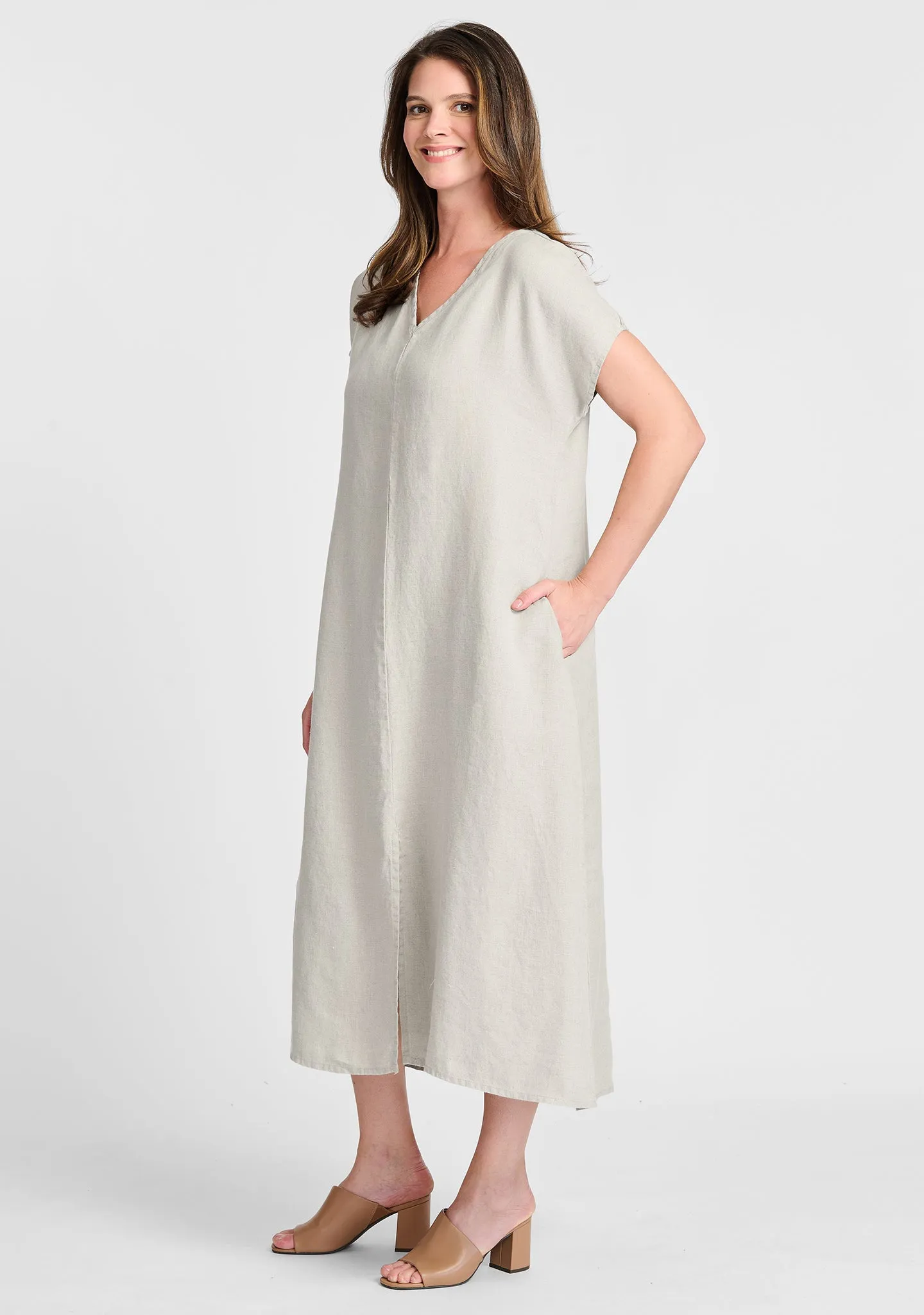 Yara Dress - Linen Maxi Dress