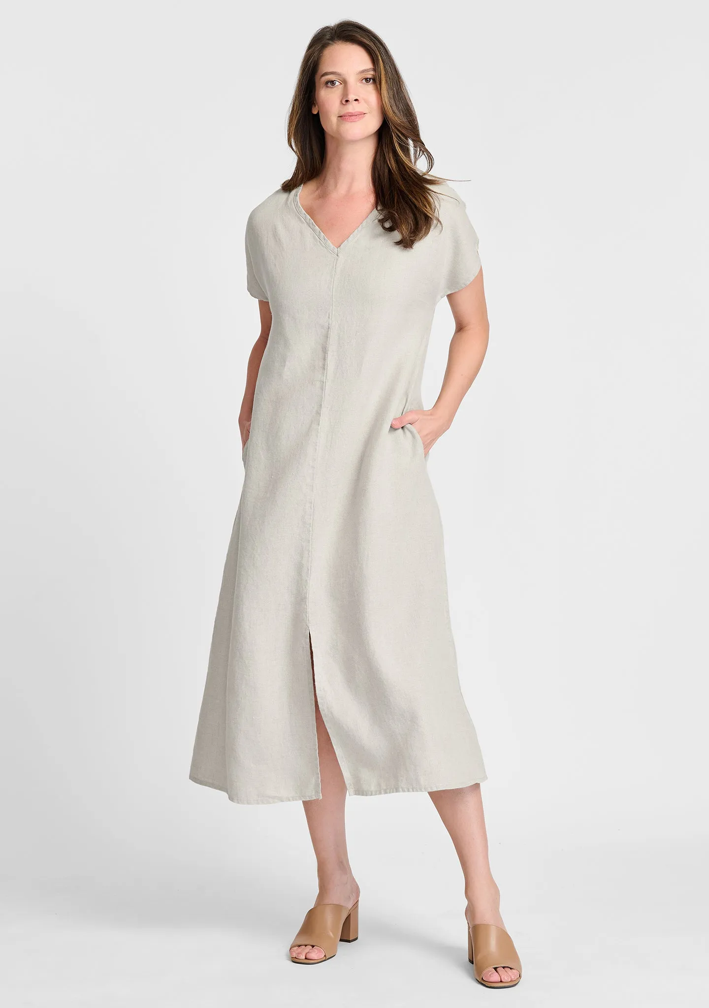 Yara Dress - Linen Maxi Dress