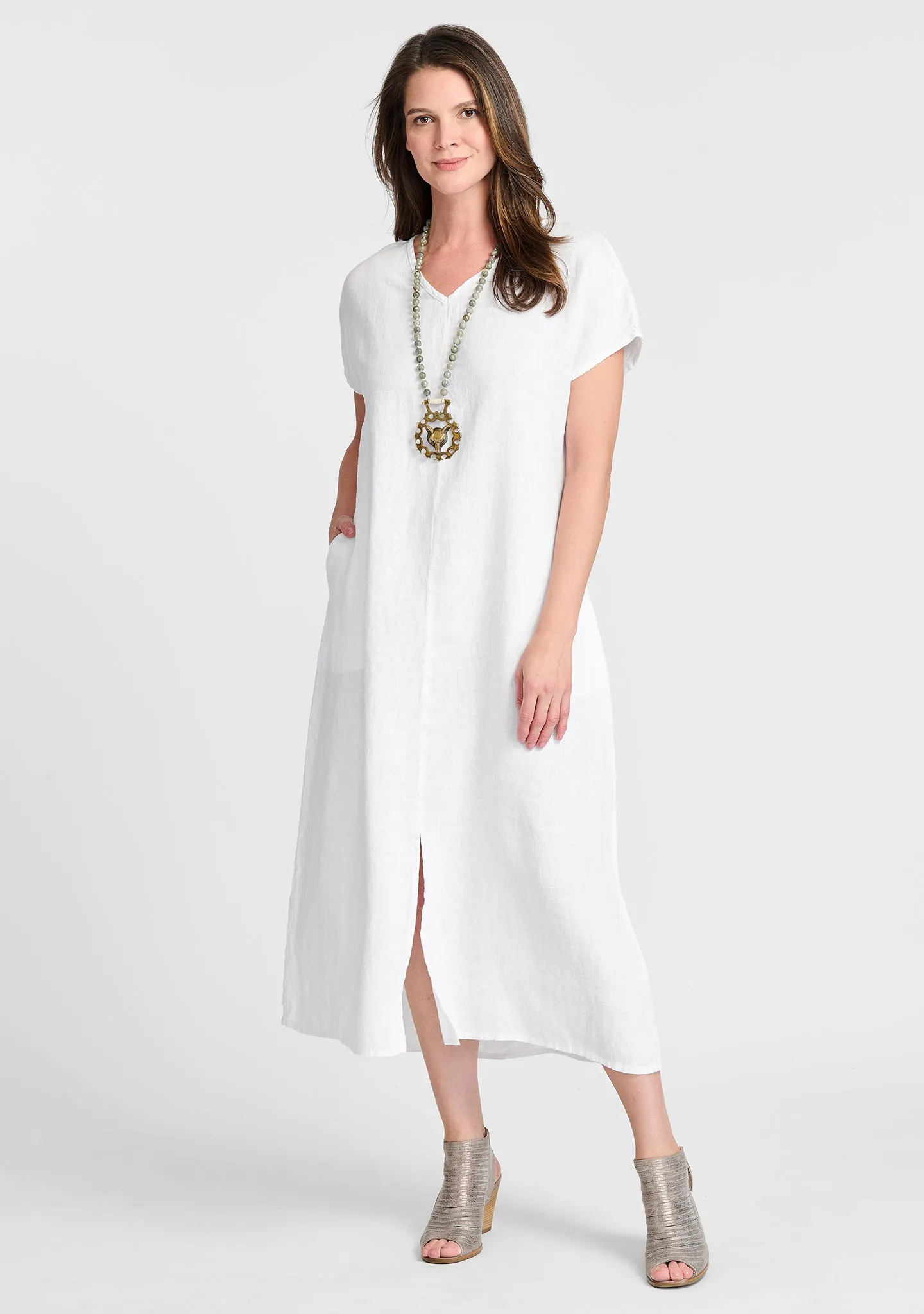 Yara Dress - Linen Maxi Dress
